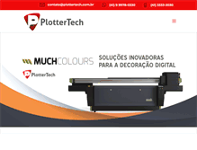 Tablet Screenshot of plottertech.com.br